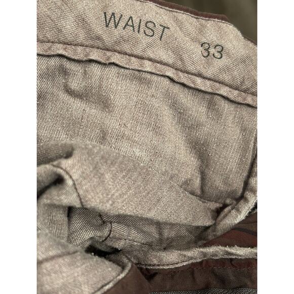 Club Monaco Mens Size 33 Flat Front Multicolor Striped Shorts - Picture 8 of 8